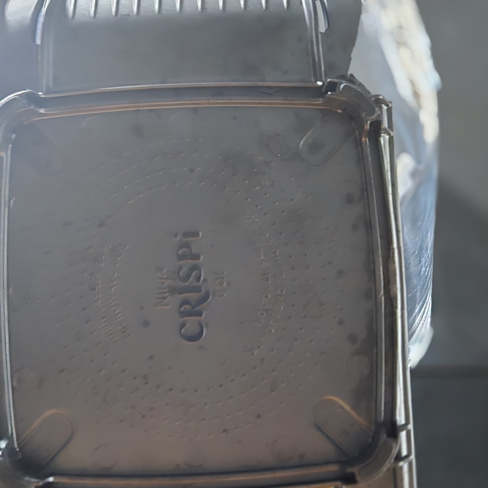 CRISPI Silver Metal Container